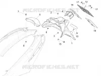Rear cover - Splash guard