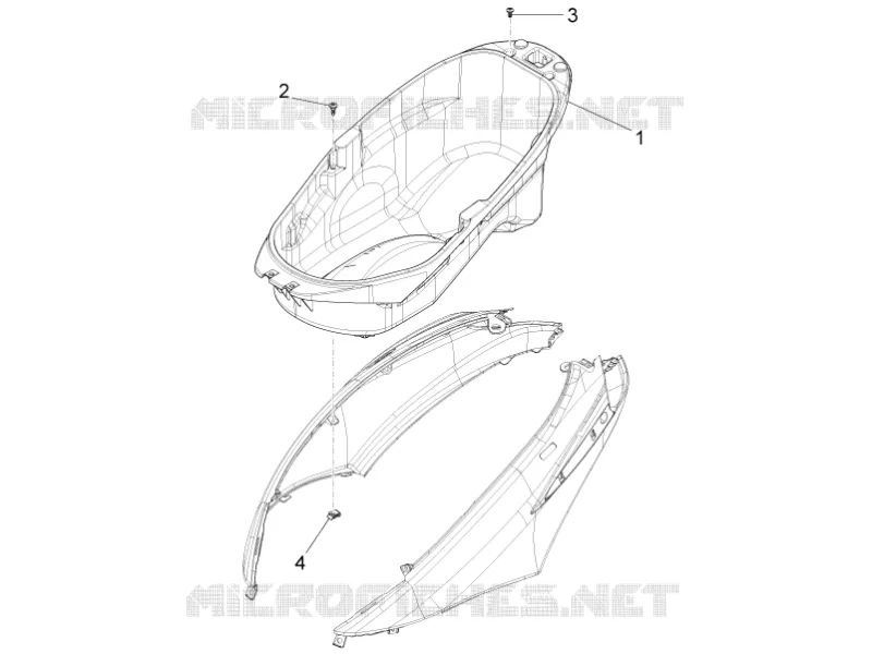 Helmet huosing - Undersaddle