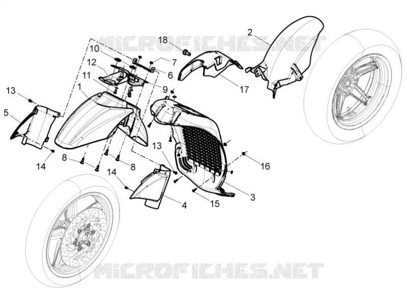 Wheel huosing - Mudguard