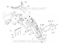Rear cover - Splash guard