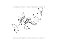Rear cover - Splash guard