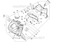 Front glove-box - Knee-guard panel