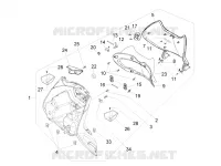 Front glove-box - Knee-guard panel