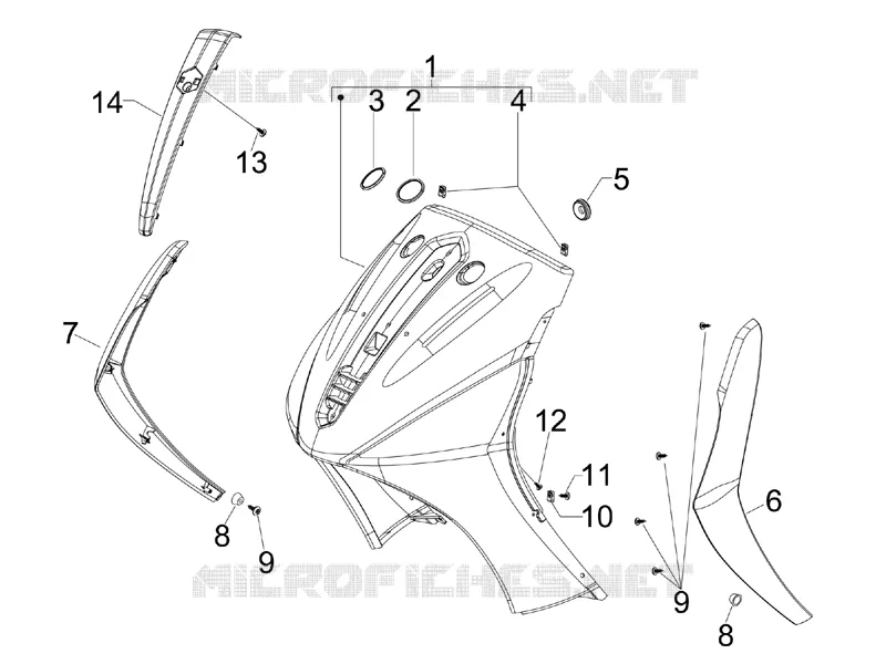Front shield