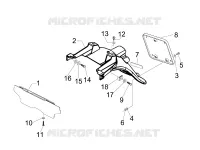 Rear cover - Splash guard