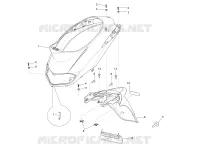 Rear cover - Splash guard