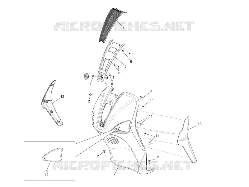 Front shield