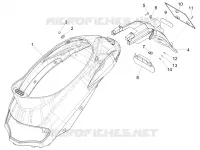 Rear cover - Splash guard