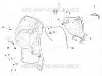 Front glove-box - Knee-guard panel