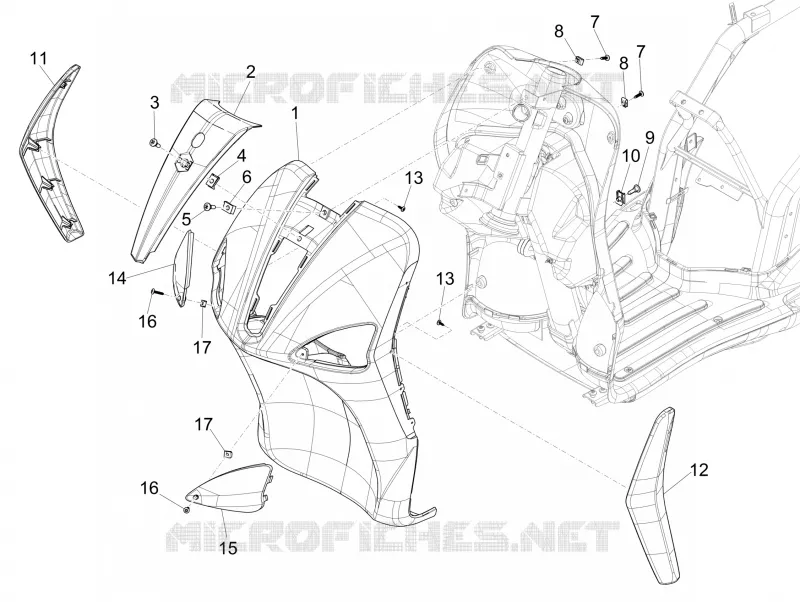 Front shield