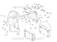 Front glove-box - Knee-guard panel