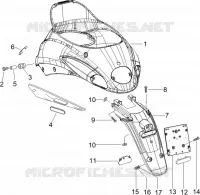 Rear cover - Splash guard