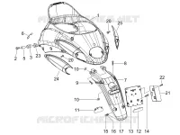 Rear cover - Splash guard