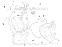 Front glove-box - Knee-guard panel