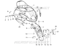 Rear cover - Splash guard