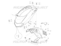 Rear cover - Splash guard