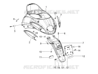 Rear cover - Splash guard
