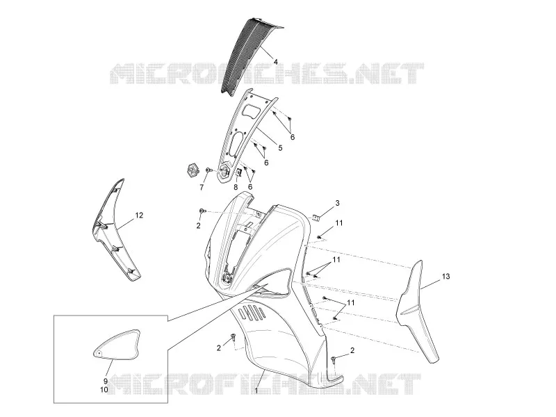 Front shield