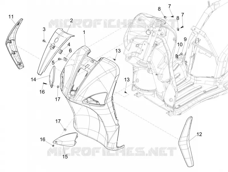 Front shield