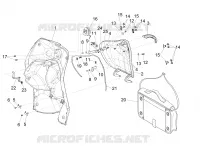 Front glove-box - Knee-guard panel