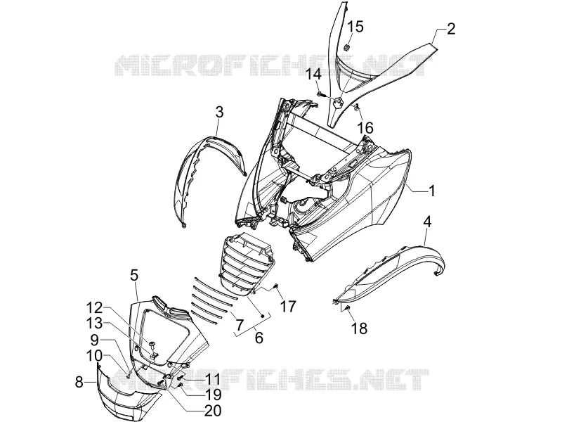 Front shield