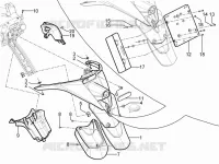 Rear cover - Splash guard