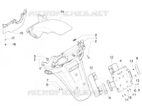 Rear cover - Splash guard