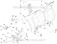 Front glove-box - Knee-guard panel