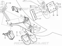 Rear cover - Splash guard