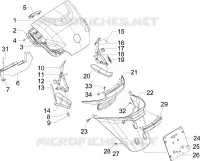 Rear cover - Splash guard