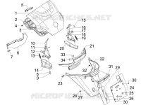 Rear cover - Splash guard