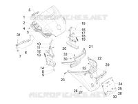 Rear cover - Splash guard