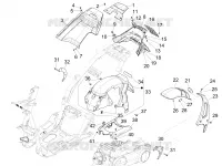 Rear cover - Splash guard