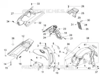 Rear cover - Splash guard