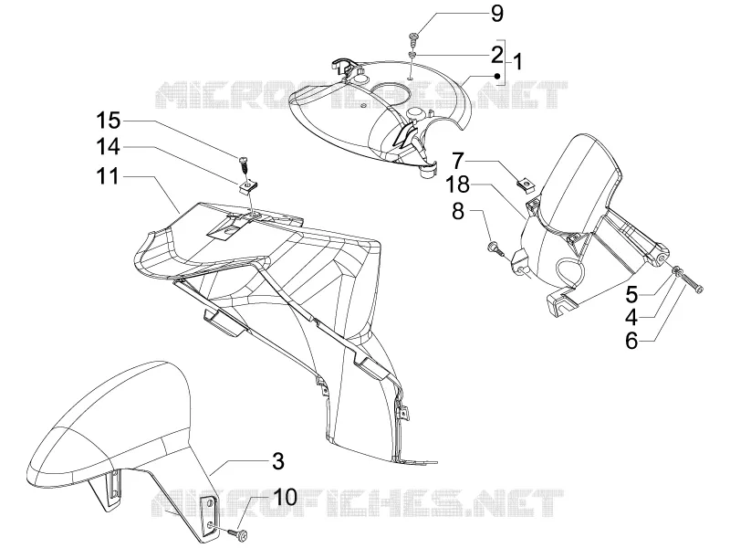 Wheel huosing - Mudguard