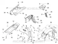 Rear cover - Splash guard