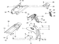 Rear cover - Splash guard
