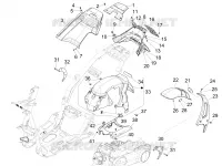 Rear cover - Splash guard