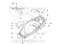 Helmet huosing - Undersaddle