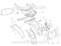 Rear cover - Splash guard