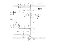 Anti-percolation system