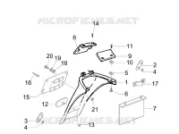 Rear cover - Splash guard