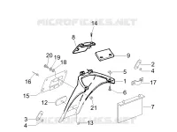 Rear cover - Splash guard