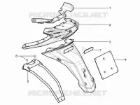 Rear cover - Splash guard