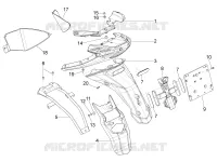 Rear cover - Splash guard