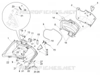 Front glove-box - Knee-guard panel