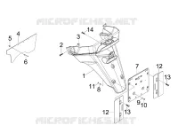 Rear cover - Splash guard