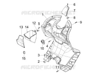 Front glove-box - Knee-guard panel