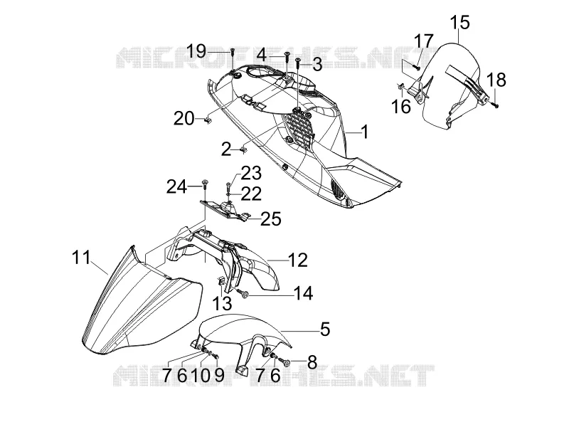 Wheel huosing - Mudguard