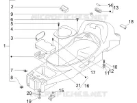 Helmet huosing - Undersaddle